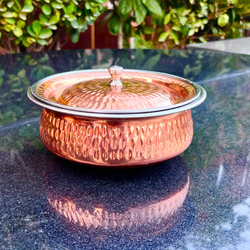 Shahi Serving Handi Copper-QM® Branded - Medium